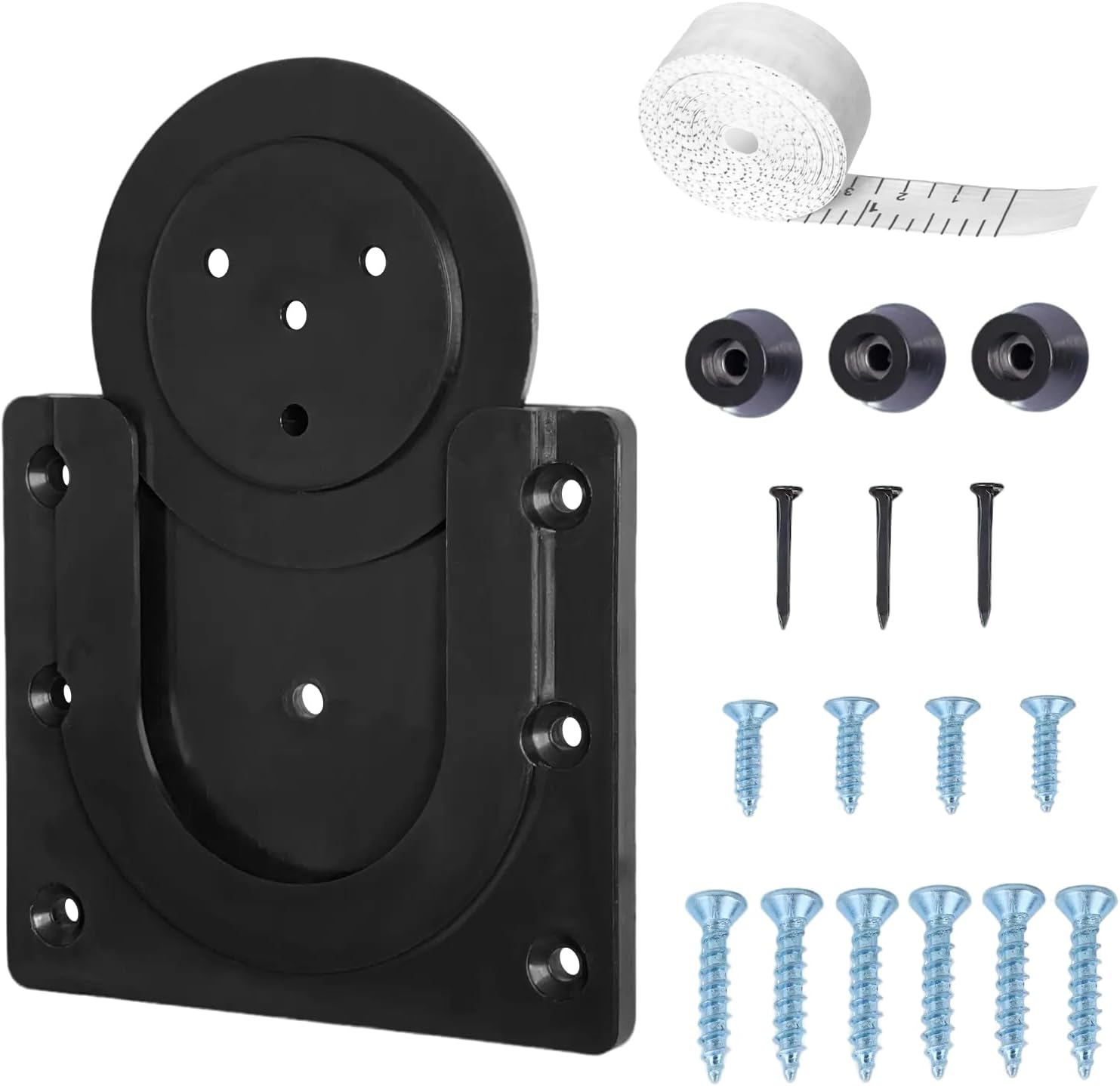 Soporte práctico para objetivos de dardos – Conjunto robusto y versátil para Dardos de varilla de acero, incluye todo el material de montaje necesario – ideal para dardos o clubes