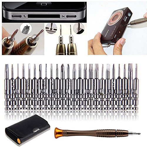 Sobrovo 25 in 1 Precisione Cacciaviti Set Cacciaviti di Mini Riparazione Tool Kit con Borsa per Cellulare iPhone Eella Vigilanza PC Laptop Elettronica ECC