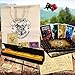 Produktbild Harry Potter Hogwarts Zauberstab Set mit Box, Tasche, Aufdrücke, Tickets, Karte und mehr Die perfekte Weihnachten oder Geburtstag Geschenk