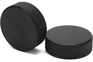 BONKZEBU Rondelles de Hockey D'entraînement de Hockey Powerti Palet de Hockey Rondelles de Hockey sur Glace D'entraînement Sportif en Caoutchouc Classique, Discos