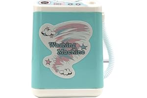 KOSTOO Machine électrique de Nettoyage pour Pinceaux de Maquillage – Mini Machine à laver électronique en Forme de Machine à Laver, Nettoyeur Automatique de Pinceaux de Maquillage (bleu)