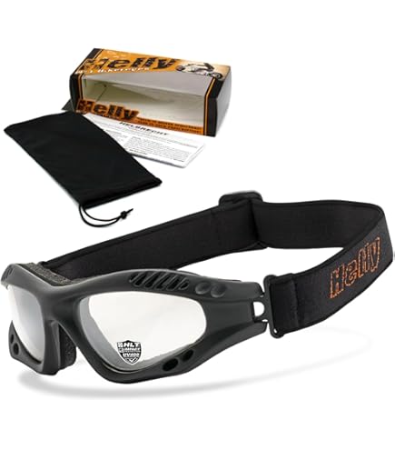 Aazon.co: Bertoni Otorcycle Goggles Riding Padded Glasses