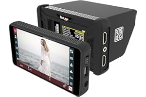 Portkeys PT5 II 5″4K HDMI Wide Color Gamut Touchscreen Monitor with Wide Color Gamut |New Peaking |LUT |Video Assist |Luma |RGB Waveform for DSLR