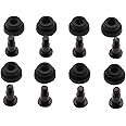 ZRM&E 8pcs 10mm Hard Disk Drive Screws and SHOCK Absorption Rubber Washer Kit PC Hard Disk Drive Mounting Accessories For 2.5 inches HDD SSD