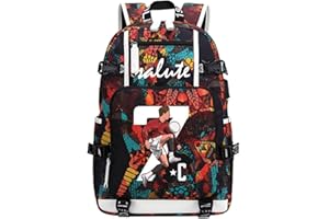 Lorh's store Stella del Calciatore Cristiano Ronaldo Zaino Multifunzionale CR7 Zaino da Viaggio Zaino da Calcio Fan Bookbag per Uomo Donna