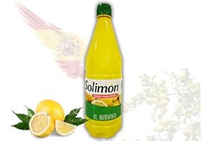 OSORETAIL Solimón Succo di Limone 100% – Bottiglia da 1 L • Prodotto in Spagna • Tappo a vite di sicurezza • Non da concentrato • Ideale per cucina e bar
