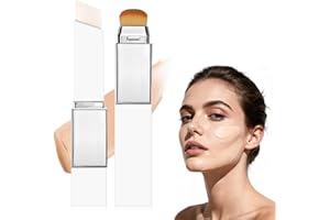 Vibbang Color Changing Foundation Stick mit Pinselkopf, Weiße Foundation Make Up, Gesichts-Make-up für alle Hauttypen Schminke, Gesichtsgrundierung, Natürliche Deckkraft Cntouring Stick