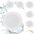 Gr4tec LED Downlights Ceiling Dimmable, 6 x 6W LED Recessed Ceiling Light 2700K Warm White 400LM, Bathroom Spotlights IP65 Waterproof, φ68-85mm Hole, Recessed Lighting for Bathroom Living Room