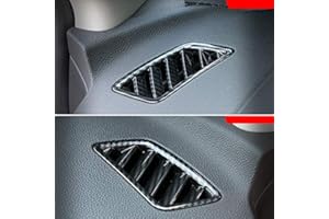 ‎HIGH FLYING HIGH FLYING für Eclipse Cross 2018-2022 Interieur A/C Gitter Dekor ABS Kunststoff Kohlefaserfarbe 2 Stück