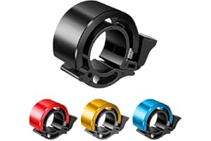 Garegce Bike Bell for Kids and Adult, Road Bicycle Bell with Loud Crisp Clear Sound, Mountain Bike Bell for Children, Durable Rust-Resistant Fits 2.2cm/0.87inch Bike Handle
