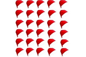 VFZILH Weihnachtsmütze 24 Stück Nikolausmütze Erwachsene Nikolausmützen für Kinder Baby Weihnachtsmützen Mehrpack,Große Menge Nikolausmütze Set,Weihnachtsmütze Erwachsene