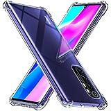 Peakally Xiaomi Mi Note 10 Lite Case, Soft Silicone Thin Transparent Cases [Scratch-Resistant] [Anti-Slip] Transparent TPU Pr