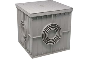 DI.M.EL. S.R.L. POZZETTO IN PLASTICA CON COPERCHIO 20X20