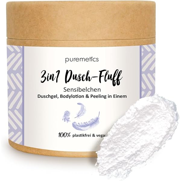 Lénell Rich Man Dusch-Trio Mit Baumwollsamenöl – Vegane Bio-Duschmousse, Plastikfrei (200 G)