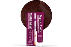 CAPELLO POINT Mystic Color, Coloration Cheveux, Formule Enrichie en Huile d'Argan et Calendula, Crème Colorante Permanente Longue Durée, Brun Cuivré Clair 5.4, 100 ml