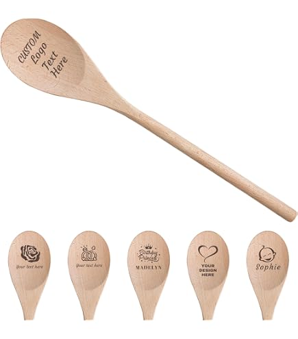 Giilayky Set di 9 cucchiai in legno per utensili in legno con portautensili, set di utensili da cucina in legno di teak