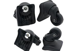 ZOOFEN Zapasowe koło bagażowe naprawa części torby walizki kółka obrotowe kółka do podróży celnej W044 (zestaw 4 szt.)