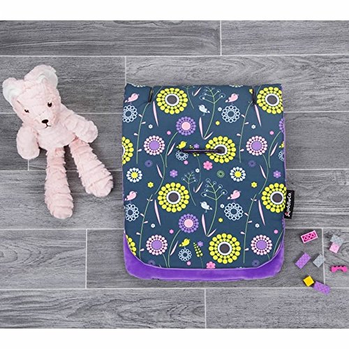 Cuddle Co Comfi Cush de espuma con efecto memoria para maletero, diseño de flores