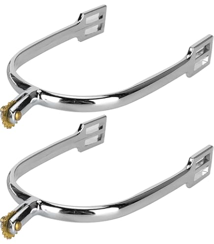 1 Paire D'éperons De Cheval, éperons à Bouton, Accessoire D'équitation