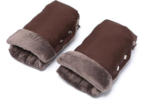 COSSIKA Stroller Gloves 1 Pair Pram Hand Muff Winter Baby Carriage Pushchair Hand Warmer Toddlers Cart Handmuff Stroller Gloves Accessories