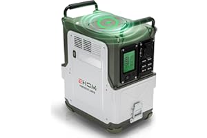 EHOM Power Station, EP600 512 Wh LiFePO4 EVE, generatore solare di backup 230 V AC/5521/USB/Kfz/Wireless, 600 W (punta 1200 W), alimentazione mobile come unità di emergenza per camper, casa all'aperto