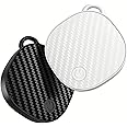 Chiheng tag (Set of 2) smart tag Apple “Find My” compatible (iOS devices only) Airtag tracker,ultra light weight good for elderly hang it on your phone/bag/keys/luggage/pet collar & More, Black/White