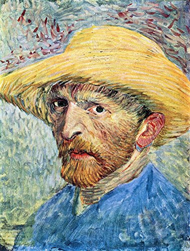 The Museum Outlet Self Portrait With Straw Hat And Blue