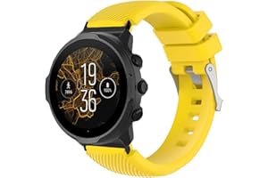 Feysentoe Reemplazo Correa para Suunto 7/9(baro)/D5i 24mm para Suunto spartan hr baro/Brazalete de Repuesto.