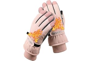 ATRACTIVOLL Rękawiczki zimowe, termiczne, odporne na zimno, rękawice narciarskie, wodoodporne, wiatroszczelne, snowboardowe, rękawiczki do ekranu dotykowego, do chodzenia, biegania, jazdy na rowerze, wędrówek,