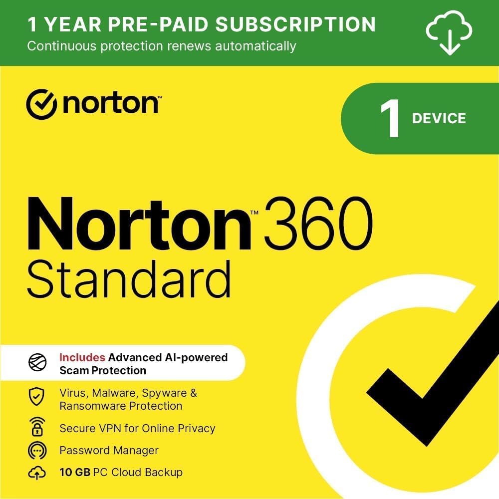 Prise en Main & Utilisation au Quotidien : Norton 360 Standard 2026 1 Device 1-Year subs