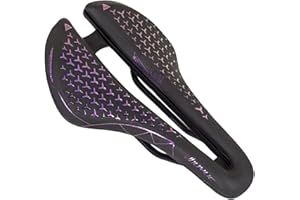 Luojuny Selle de vélo de montagne souple et étroite - Coussin de selle de vélo - Design creux - Confortable - Éponge universelle - Pour le confort des hommes - VTT et vélo de route