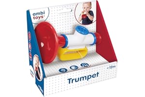 Ambi Toys, Trumpet, Musical Toy Instrument for Babies, Ages 12 Months Plus
