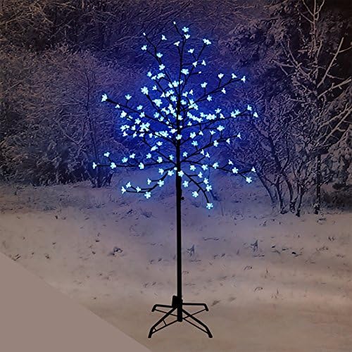 Deluxe 1.5M Pre-Lit LED Cherry Blossom Tree with 150 Lights Outdoor / Indoor (Blue - Multi Function)