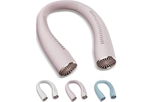 KENSUKA Ventilatore da Collo NF3, 4000mAh USB Ventilatore Collo Ricaricabile con 3 velocità Regolabili, 180° Regolabile - Ideale per Sport, Pendolarismo & Viaggio