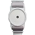 CGM Clips UK - Sensor Armband Holder/Protector Compatible with Freestyle Libre 1/2 - Marble and Grey Strap