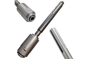 TOPOLENASHOP Adattatore SDS Max a SDS Plus – Convertitore Mandrino per Trapani e Demolitori | In Acciaio Cromo Vanadio | Compatibile con Trapani SDS Max | Uso Foratura e Demolizione Calcestruzzo