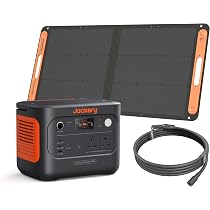 Jackery Solar Generator 1000 v2 with 100W Solar Panel & 5m