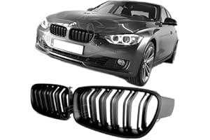 ‎GCP PASST FÜR 3ER F30 F31 SPORT KÜHLERGRILL DOPPELSTEG MATT SCHWARZ