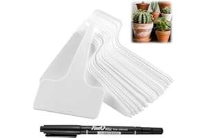 ZOEWEI Pflanzenschilder Zum Beschriften, 100 Stück Pflanzenstecker für Draussen Wetterfest Pflanzen Beschriftungsschilder Stecketiketten Pflanzen Pflanzenstecker für Gemüse, Kräuter, Blumen