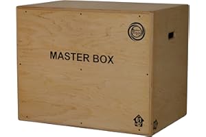 BeckerTechnik Germany Master Box, professionelle 3 in 1 Plyo-Box aus Birken-Sperr-Holz 50 x 60 x 75 cm, lackiert, belastbar bis 350 kg, Sicherheit durch stark abgerundete Kanten,