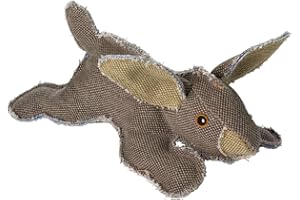 HUNTER CANVAS Wild Rabbit - Giocattolo vintage per cani, in cotone, 27 cm