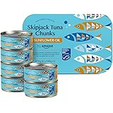 by Amazon Tonno in pezzi in olio di semi di girasole, 6 x 145g