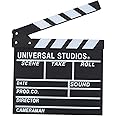 Director Clapperboard, Wooden Director's Film Movie Clapper Board Action Sign Prop Movie Slateboard 30 x 27 x 1.5cm