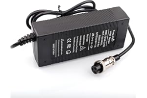 TANGSFIRE Caricatore elettrico per bicicletta da 60 V, 16S, 67,2 V, per bicicletta, scooter elettrico, monociclo al litio, 60 V