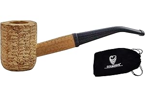 GERMANUS Pipa de maíz original – Premium Classic Bent – Tubería de tabaco incl. saco de tubo, marinero