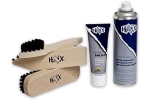 HAIX® BÜRSTENSET + Schuhcreme (Schwarz) + Imprägniermittel