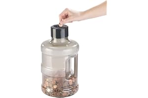 ‎INFACTORY infactory Digitale Spardose: XXL-Jumbo-Spardose mit elektronischem Münz-Zählwerk, LCD-Display, 6 l (Geldzähler, Sparkasse mit Zählwerk, Elektronische)