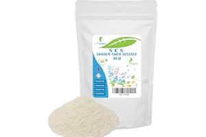 ETC COSMETIC`S SCS Coco-sulfato de sodio - 300 Gr - Se puede utilizar en barras de champú, champú líquido, gel de baño, gel de ducha y barras de ducha, barras de syndet, preparaciones de baño varias