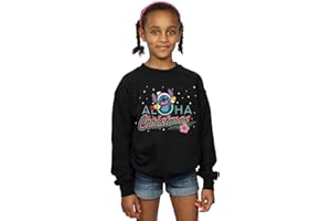 ABSOLUTE CULT Disney Girls Lilo And Stitch Aloha Christmas Sweatshirt