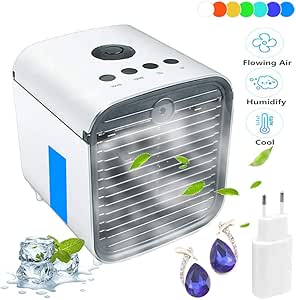 Air Cooler Leakproof Luftkuhler Mobile Klimagerate Klimaanlage Ventilator Cool Air Ventilator Luftbefeuchter Und Luftreiniger Fur Buro Amazon De Kuche Haushalt Wohnen
